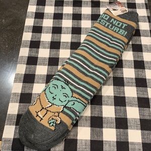 Star Wars The Mandalorian Long Slipper Socks with Gripper Bottoms
